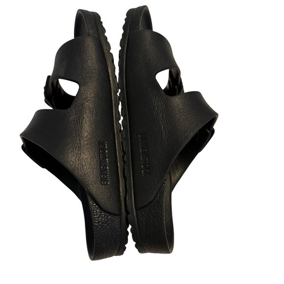 30 Youth 12 Birkenstock Arizona Essentials Black EVA Sandals Slides - Picture 8 of 9